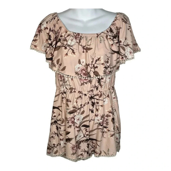 Bundle Of 2 Summer Rompers size Medium - Picture 2 of 12